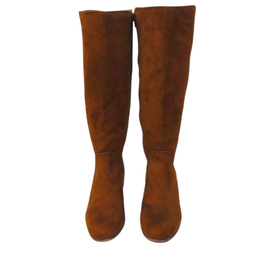Time and Tru Tan Over the Knee Boots
